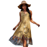 Russian Style Dress Casual Vacation Style Spring/Summer Dress