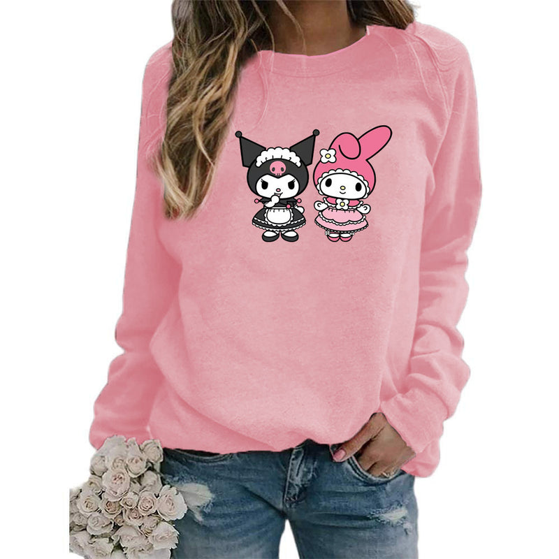 My Melody Hoodie Kuromi Cute Printed Crew Neck Sweatshirt