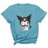 My Melody T shirt Kuromi Cute Printed Short Sleeve round Neck T-shirt