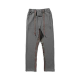 Fog Essentials Pants Autumn and Winter Fog Season 6 God Gray Colorful Stitching Sweatpants High Street Casual Pants Ribbon Trousers