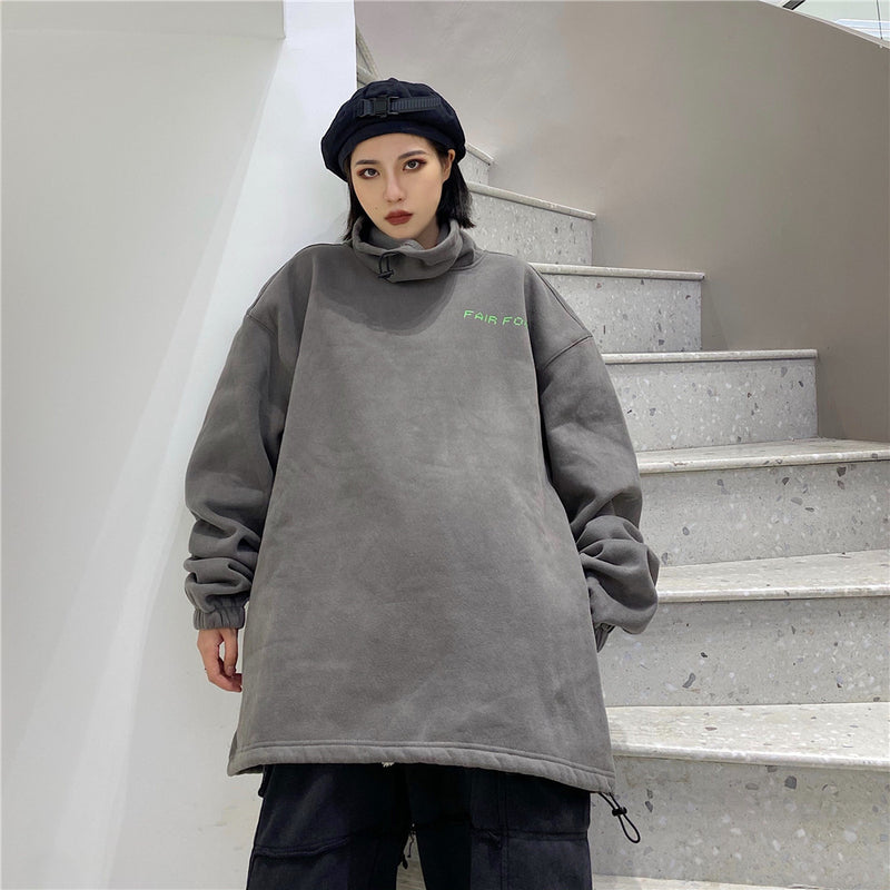 Printed Men's plus Size Retro Sports Jacket Long-Sleeved Top Thickened Pullover Fleece Lined Sweatshirt Men Thermal Hoodie