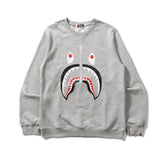 A Ape Print Sweatshirts Zipper round-Neck Pullover Autumn and Winter Male and Female Couples Wear Base