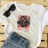 Anime TShirts Aesthetic Men's Shirt Anime Print plus Size Short Sleeve T-shirt Kimetsu No Yaiba