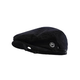 Beret Hat Geggen Domog Anti-Wear Corduroy Street Retro Forward Peaked Cap