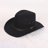 Fedora Golf Hats Spring and Autumn Hat Men's Black