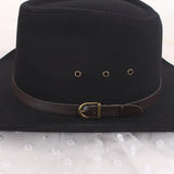 Fedora Golf Hats Spring and Autumn Hat Men's Black