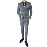 Mens Black Suit Men's Three-Piece Suit Casual Slim Fit Men's Small Suit