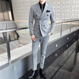 Mens Black Suit Men's Three-Piece Suit Casual Slim Fit Men's Small Suit