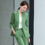Women Pants Suit Uniform Designs Formal Style Office Lady Bussiness Attire Striped Fashion Formal Suit Work Clothes
