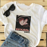 Anime TShirts Aesthetic Men's Shirt Anime Print plus Size Short Sleeve T-shirt Kimetsu No Yaiba