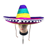 Sombreros Hat Bamboo Straw Hat Colorful Hat Party Straw Hat
