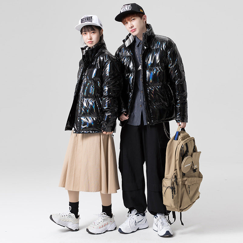 Men's down Jacket Warm Vintage Top Winter Thick Coat Men's down Coat