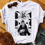 Anime Tshirts Aesthetic Men's Shirt Loose Printed Short-Sleeved T-shirt for Men