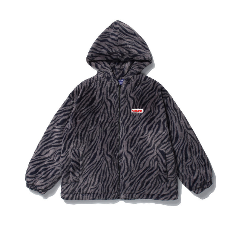 Zebra Men's plus Size Retro Sports Casual Top Baggy Coat Men Cotton Padded Jacket