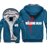 The Walking Dead Clothes Thickened Hooded Bathroom Autumn and Winter Men's Coat