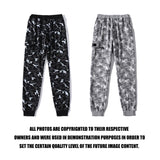 A Ape Print Pant Digital Pixels Cotton Men's and Women's Same Camouflage Casual Trousers