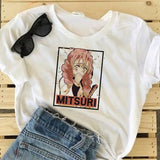 Anime TShirts Aesthetic Men's Shirt Anime Print plus Size Short Sleeve T-shirt Kimetsu No Yaiba