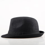 Fedora Hat Autumn and Winter Thickened Hat Woolen Top Hat Hat for the Elderly