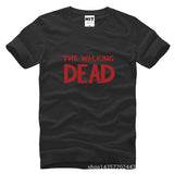 The Walking Dead Clothes Cotton Short-Sleeved T-shirt Anime Print Short-Sleeved Men's Clothing
