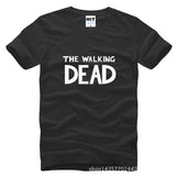 The Walking Dead Clothes Cotton Short-Sleeved T-shirt Anime Print Short-Sleeved Men's Clothing