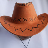 Bullhide Denim Hat Summer Men's Knight's Cap Western Cowboy Hat Suede Fedora Hat