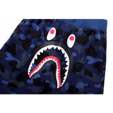 A Ape Print Shorts Men's Shark Head Camouflage Elastic Waist Fifth Pants Middle Pants Casual Shorts