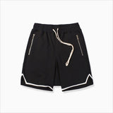 Men's Summer Zipper Shorts Large Size Retro Sports Casual Pants Men Pant