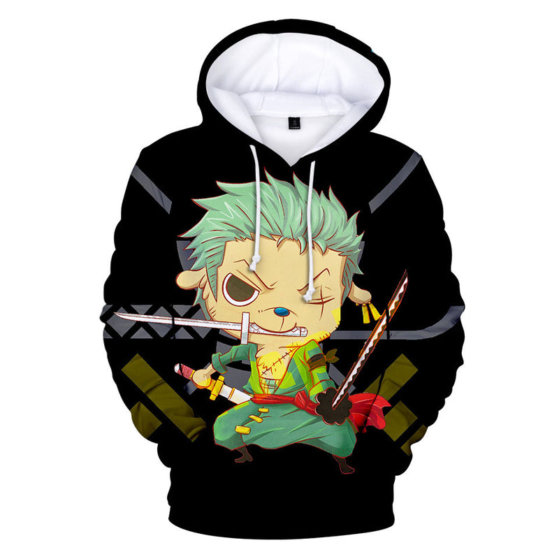 Anime Hoodie Hoodies Pullover Cosplay Costume Hoodie 3D Digital Printing Trendy Loose Hooded Sweater for Men