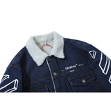 Denim Jacket Men And Women Warm Padded Jacket Plus Size Casual Men'S Clothing Owt