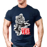 Tactics Style T Shirt for Men Printed Short Sleeve T-shirt for Men
