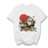 Anime Tshirts Aesthetic Men's Shirt Artistic Short Sleeve Men's Anime Print plus Size Fashion Men's Clothing