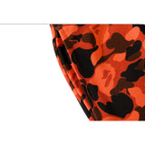 A Bath Ape Shorts Camouflage Red Shorts Beach Pants