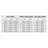 Men Dress Coat Fall Bronzing Printed Host's Dress Slim Fit Fashion Trendy Three-Piece Set