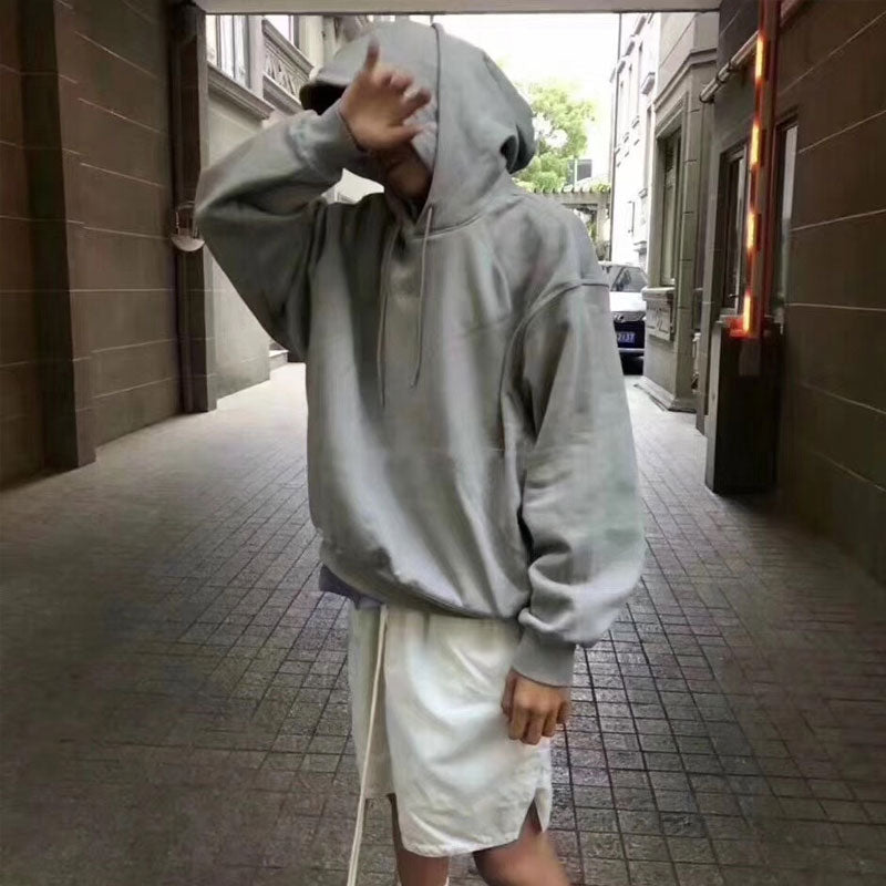 Fog Fear Of God Essential Hoodie Men's Sports Hoodie Men Sweatshirts Fitness Male's Hoodies Muscle Fog Pullover Sports Sweater Trendy Fashionable Man Workout Clothes Double Layer Hat Winter Loose Sweater