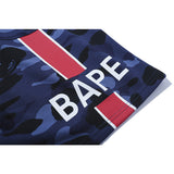 A Bath Ape Shorts Summer Large Size Loose Cropped Pants Camouflage Blue Fashion Shorts