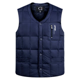 Men's Vest Casual Sleeveless Jacket Men Jacket Fall Winter Men Vest Casual and Comfortable