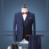 Men Tuxedo the Gooomsman Suit plus Size Men's Suits Evening Dress Banquet Wedding Solid Color Suit