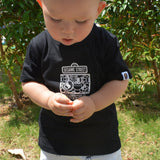 A Ape Print for Kids T Shirt Boys and Girls Environmentally Friendly Printed Cotton Short Sleeve T-shirt