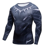 Captain America T Shirt Long Sleeve 3D Three-Dimensional Printing Tights Avengers Civil War Clothes