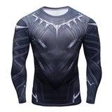 Captain America T Shirt Long Sleeve 3D Three-Dimensional Printing Tights Avengers Civil War Clothes