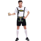 Lederhosen German Beer Festival Costume Halloween Men's Uniform Beer Suit