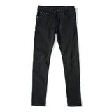 Distressed Jeans Destrued Jean Men's Fashion Skinny Pants Men's Slim Jeans Ripped Pants