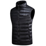 Men's Vest Casual Sleeveless Jacket Men Jacket down Men's Stand Collar Sleeveless Men's Clothing