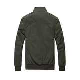 Men Fit Bomber Jacket Windbreaker Moto Street Coat Men's Coat Cotton Casual plus Size Stand Collar Fall Winter Men's Jacket