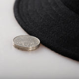 Fedora Hat Autumn and Winter Thickened Hat Woolen Top Hat Hat for the Elderly