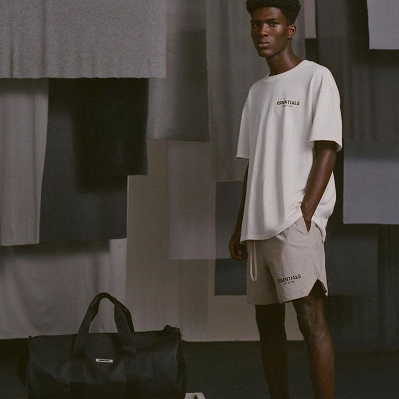 Fog Fear Of God Essential Shorts Fog Shorts Men and Women Streamer Leisure Sports Fashion Pants plus Size Retro Sports Essl