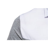Men Shirt Fashion Slim Fit Shirt Short Sleeve Sleeve Shirt Large Size Casual Top Summer New Men's Fashion Triangle Color Block Short Sleeve Casual Polo Collar T-shirt Polo Shirt