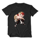 Anime TShirts Aesthetic Men's Shirt Cartoon Anime Print plus Size Men's Short Sleeve T-shirt Bottoming Shirt