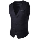Tuxedo Vests Men Suit Vest Spring Chest Color Matching Men's Gentleman Suit