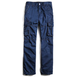 Men's Work Pants Men Stretch Work Trousers Straight Leg Pant plus Size Loose Men's Overalls Pure Cotton Straight Men's Casual Pants